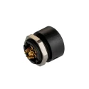 binder Circular Connector 5 Contacts Panel Mount Subminiature Socket Female IP40 710 Series 09-0998-00-05