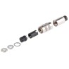 binder Miniature Circular Connector, 6 Contacts, Cable Mount, Socket, Female, IP67, 250V, 5A, Copper Zinc 99.5122.15.06