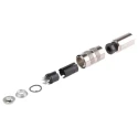 binder Miniature Circular Connector, 6 Contacts, Cable Mount, Socket, Female, IP67, 250V, 5A, Copper Zinc 99.5122.15.06