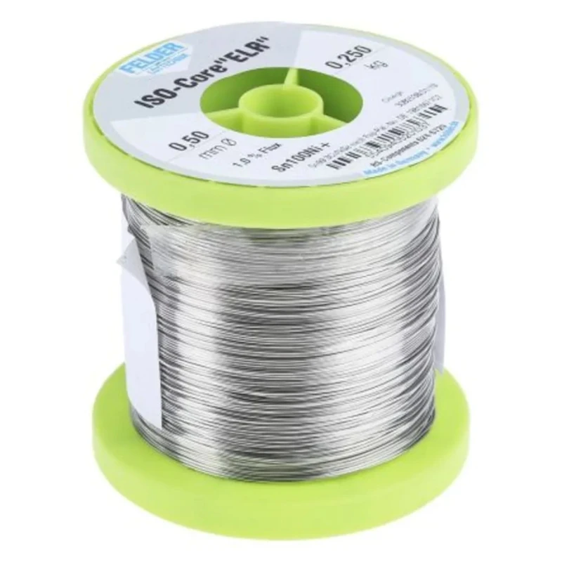 Felder Lottechnik Lead Free Solder Wire 0.5 mm Diameter, Rosin Based Flux, 227°C Melting Point 5540940520 1037
