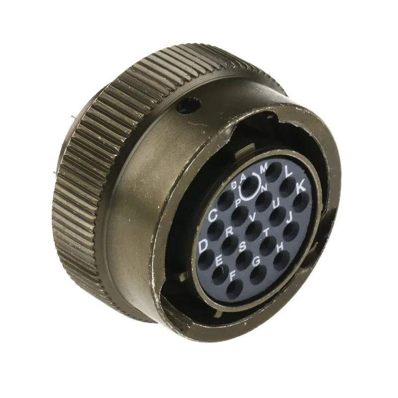 Souriau Sunbank by Eaton MIL Spec Circular Connector Copper Alloy Straight 19 Way Cable 7.5A 500V Series 851 85106EC1419S50