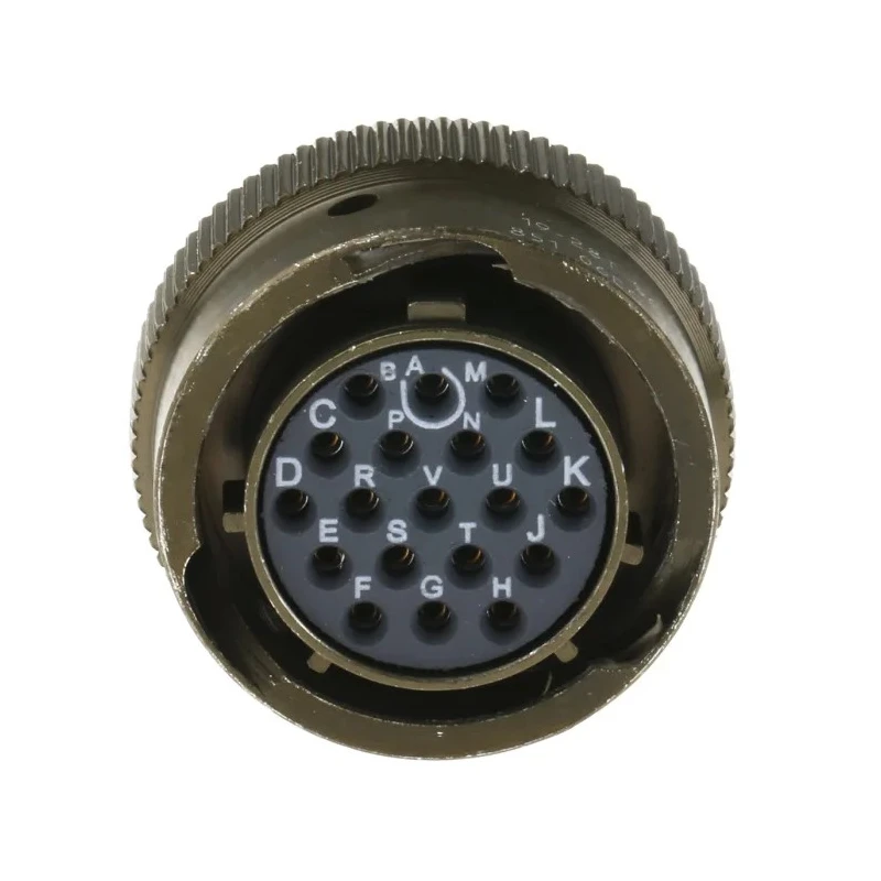 Souriau Sunbank by Eaton MIL Spec Circular Connector Copper Alloy Straight 19 Way Cable 7.5A 500V Series 851 85106EC1419S50