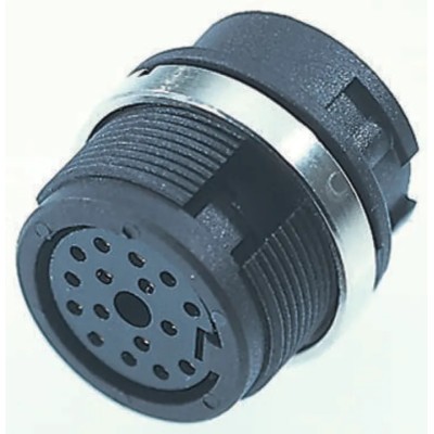 binder Miniature Circular Connector, Panel Mount Socket, Female, 3 Contacts, 250V, 7A, IP40, 678 Series 99.0608.00.03