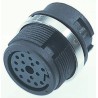 binder Circular Connector 5 Contacts Panel Mount Miniature Socket Female IP40 678 Series 99-0616-00-05