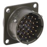 Souriau Sunbank by Eaton Copper Alloy Straight 26 Way Panel Mount MIL Spec Circular Connector 500V 7.5A 85102E1626P50