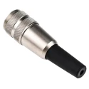 binder Circular Connector, 5 Contacts, Cable Mount, Plug Male, IP40 Protection, Polyamide Housing, 125V, 6A 09-0313-00-05
