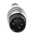 binder Circular Connector, 5 Contacts, Cable Mount, Plug Male, IP40 Protection, Polyamide Housing, 125V, 6A 09-0313-00-05