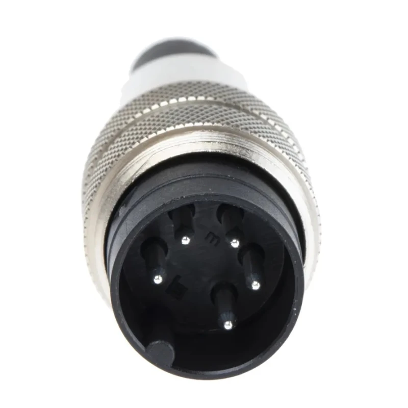 binder Circular Connector, 5 Contacts, Cable Mount, Plug Male, IP40 Protection, Polyamide Housing, 125V, 6A 09-0313-00-05