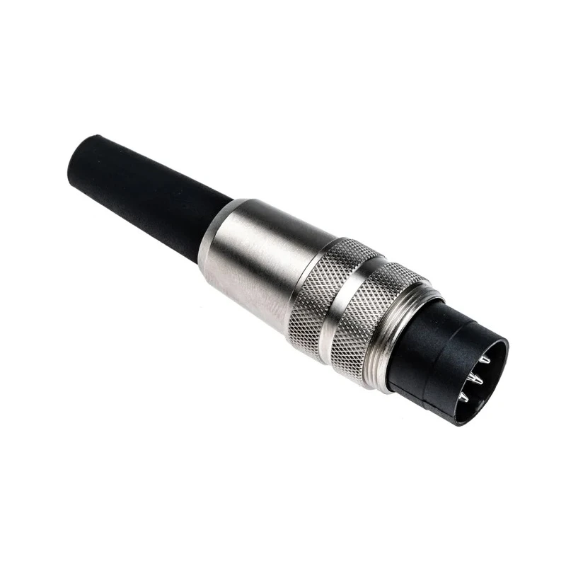 binder Circular Connector 7 Contacts Cable Mount M16 Plug Male IP40 Polyamide Housing 680 Series 09-0325-00-07