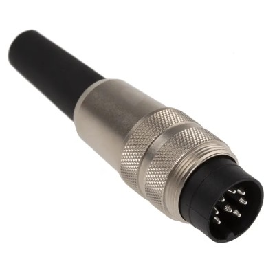 binder Circular Connector, 8 Contacts, Cable Mount, M16 Plug Male, IP40, 680 Series 09-0571-00-08