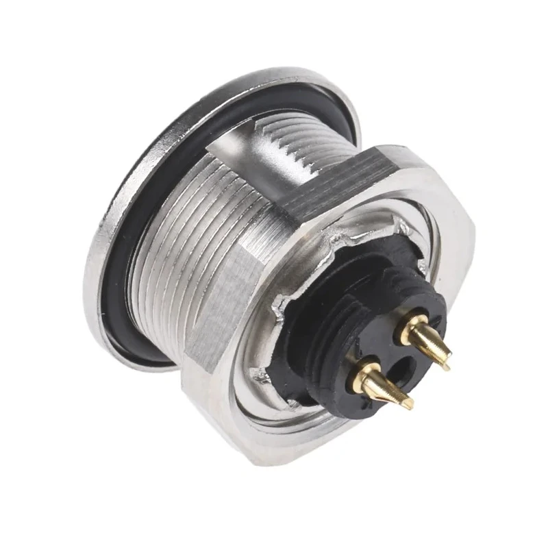 RS PRO Circular Connector 2 Contacts Panel Mount M9 Socket Female IP67 712 Series 09-0404-00-02