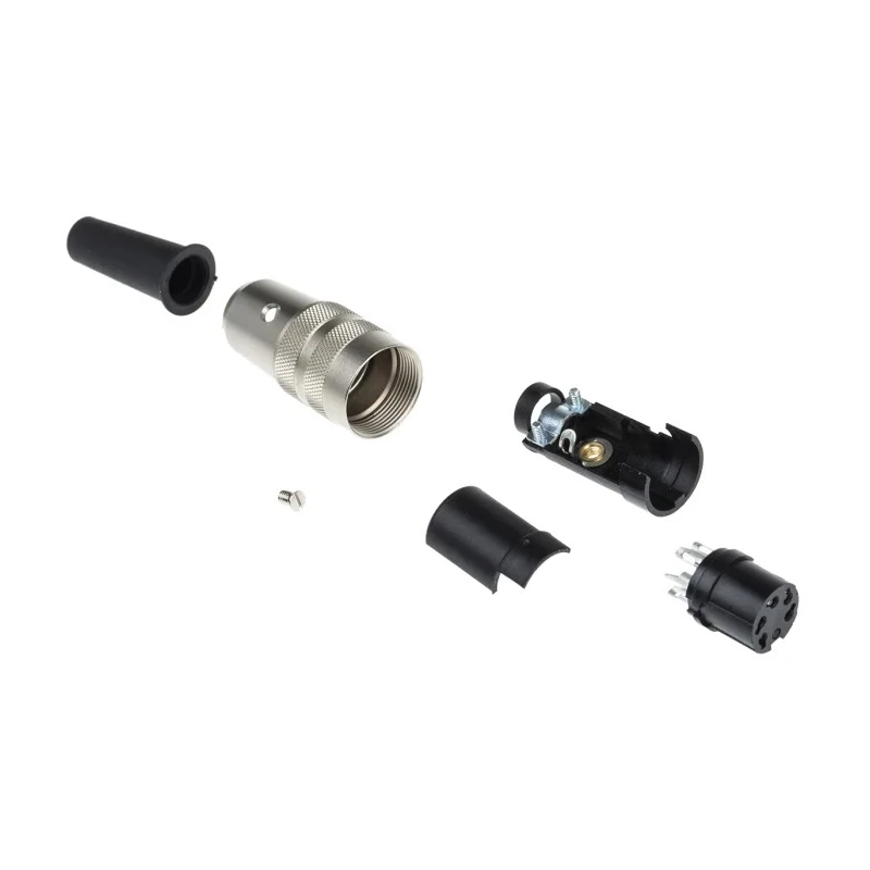 binder Circular Connector 5 Contacts Cable Mount M16 Socket Female IP40 680 Series 09-0314-00-05
