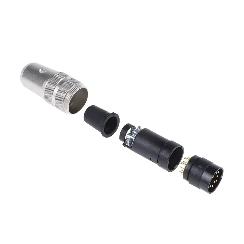 binder Circular Connector, 12 Contacts, Cable Mount, M16 Connector, Male Plug, IP40, 680 Series 09-0329-02-12