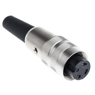 binder Circular Connector, 3 Contacts, Cable Mount M16 Connector Socket Female, IP40, 7A, 250V, Polyamide 09-0306-00-03