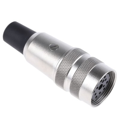 binder Circular Connector, 12 Contacts, Cable Mount, Socket Female, IP40, 68 Series, M16 Thread, 60V, 3A 09-0330-02-12