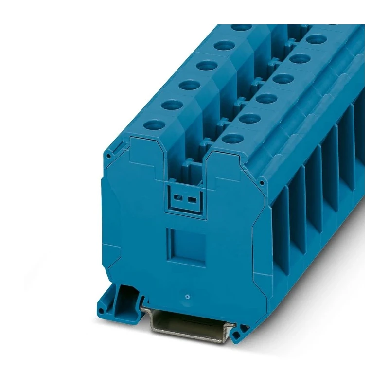 Phoenix Contact UT 35 BU Series Feed Through Terminal Block Blue, 1.5mm² to 50mm² Cable Cross-Section, 1-Level 3044238