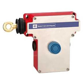 Telemecanique Sensors Rope Pull Switch 2 NO/2 NC Contact Configuration, IP66, Stainless Steel Housing, ATEX Certified XY2CE
