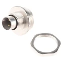 binder Circular Connector, 2 Contacts, Panel Mount, M9 Connector, Socket, Male, IP67, 712 Series 09-0403-00-02