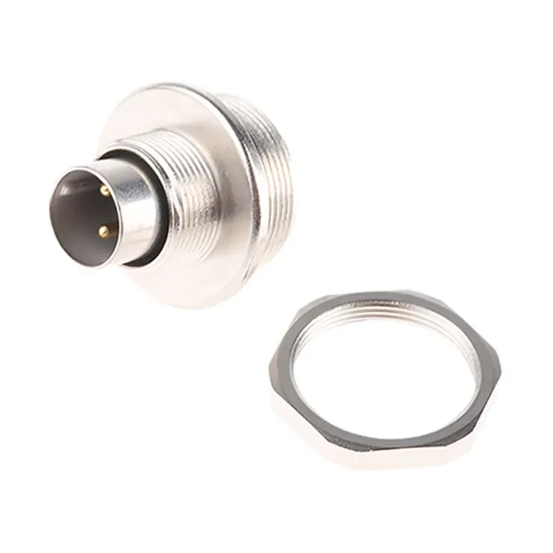 binder Circular Connector, 2 Contacts, Panel Mount, M9 Connector, Socket, Male, IP67, 712 Series 09-0403-00-02