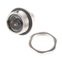 binder Circular Connector, 2 Contacts, Panel Mount, M9 Connector, Socket, Male, IP67, 712 Series 09-0403-00-02