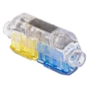 TE Connectivity 221 In Line Splice Connector Clear Insulated Tin 12 AWG 48mm 2213600-1