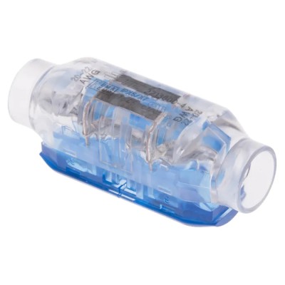 TE Connectivity CoolSplice In Line Wire Splice Connector, Clear, Insulated 20 AWG 2213800-4