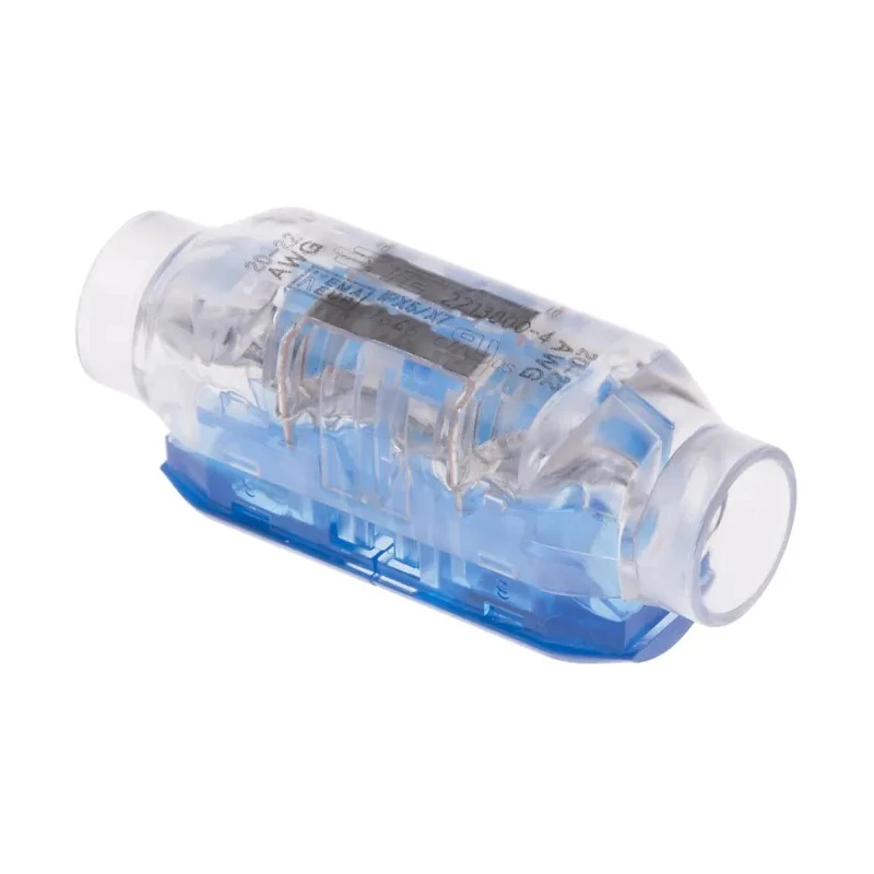 TE Connectivity CoolSplice In Line Wire Splice Connector, Clear, Insulated 20 AWG 2213800-4