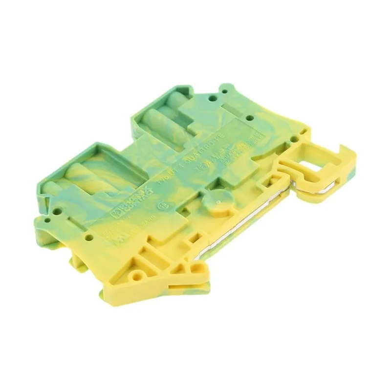 Phoenix Contact 4-Way UT 4-QUATTRO-PE Earth Terminal Block 320V Polyamide Housing 3044597