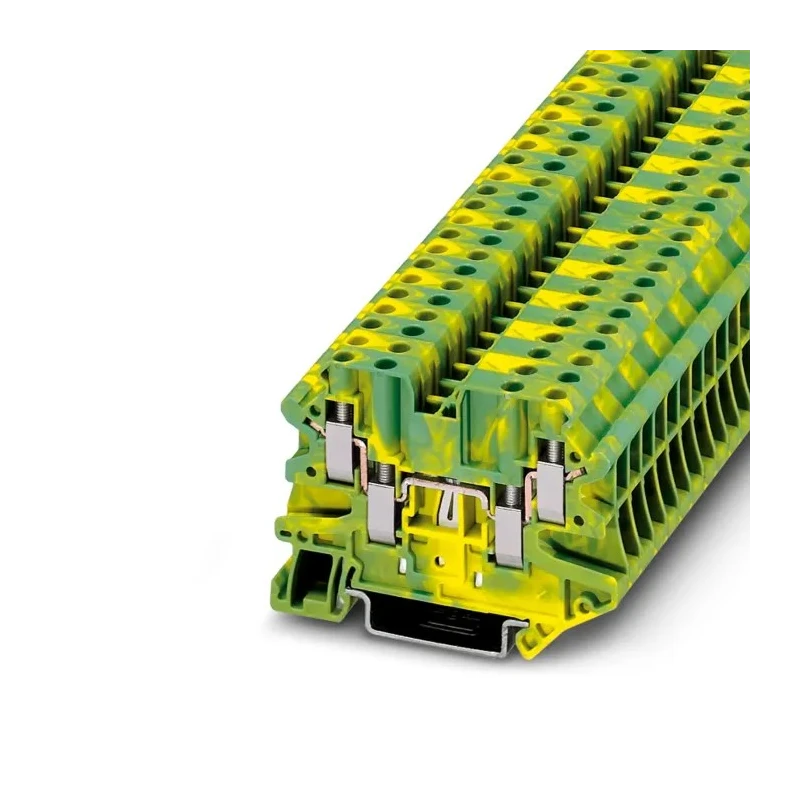 Phoenix Contact 4-Way UT 4-QUATTRO-PE Earth Terminal Block 320V Polyamide Housing 3044597