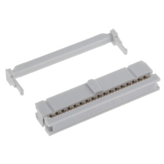 RS PRO 34-Way IDC Connector Female for Cable, 2 Row, 500V, 1A Current, Gold over Nickel Contacts 625-7280