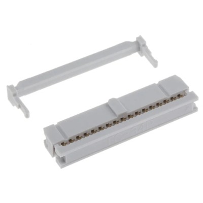 RS PRO 34-Way IDC Connector Female for Cable, 2 Row, 500V, 1A Current, Gold over Nickel Contacts 625-7280