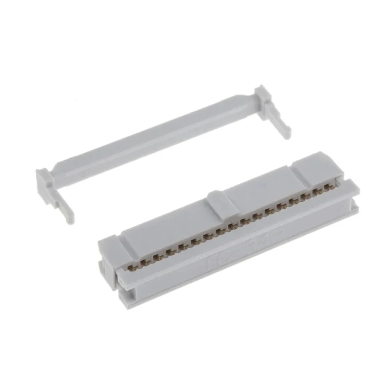 RS PRO 34-Way IDC Connector Female for Cable, 2 Row, 500V, 1A Current, Gold over Nickel Contacts 625-7280