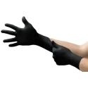 Ansell Black Nitrile Disposable Gloves Food Safe 0.12 mm Thickness Size 8 100 Pcs 93852080