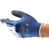 Ansell HyFlex 11-925 Blue Nylon Spandex Work Gloves Size 8 Nitrile Coating 11925080