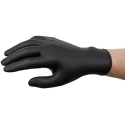 Ansell 93-852 Black Nitrile Disposable Gloves Food Safe 0.12 mm Thickness Size 10 93852100