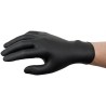 Ansell 93-852 Black Nitrile Disposable Gloves Food Safe 0.12 mm Thickness Size 10 93852100