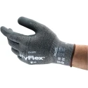 Traffi HyFlex 11-531 Grey Nylon Work Gloves Size 10 Nitrile Coating 11531100