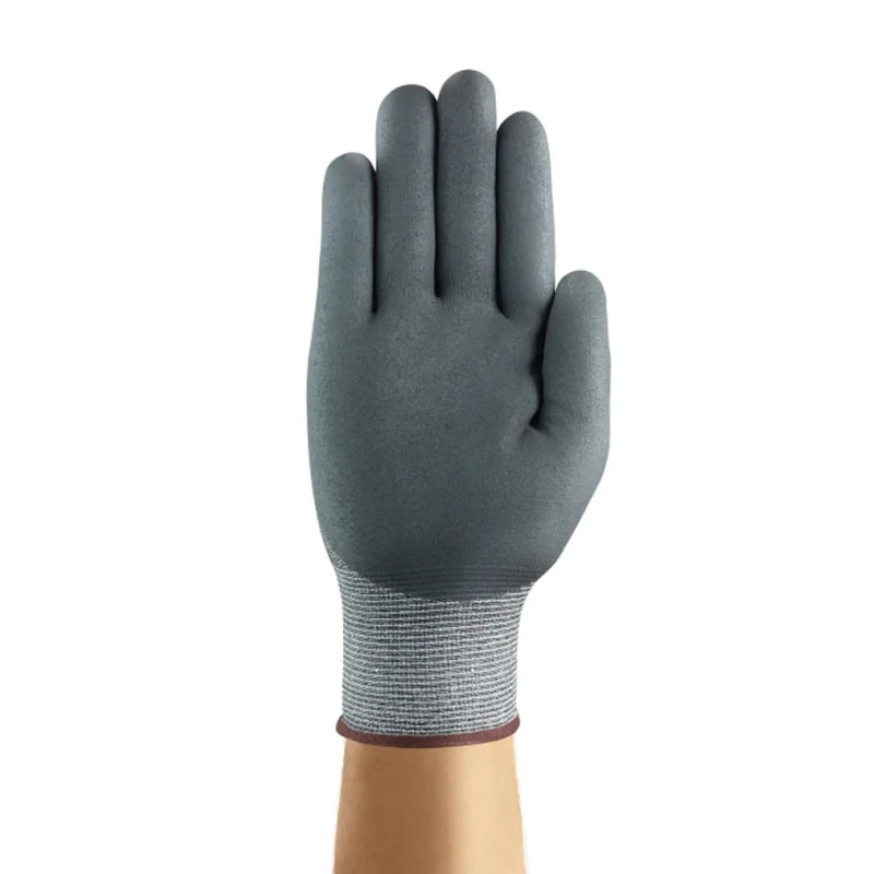 Traffi HyFlex 11-531 Grey Nylon Work Gloves Size 10 Nitrile Coating 11531100