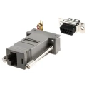 RS PRO 9-Way D-Sub to Male Male Female Female D-Sub Adapter 45mm Length Connector Adapter Female Male ADAPTER Connector RJ45