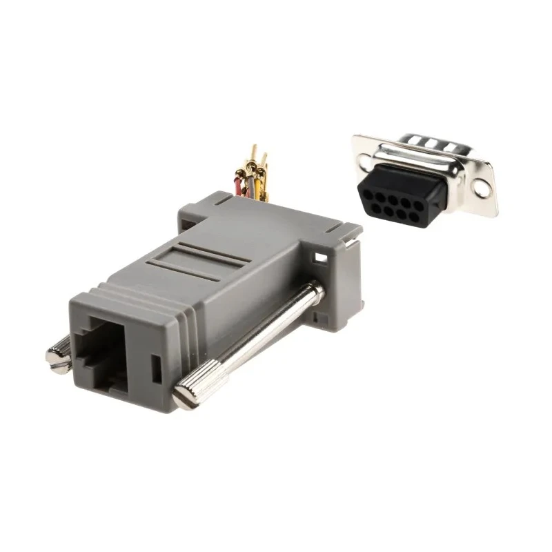 RS PRO 9-Way D-Sub to Male Male Female Female D-Sub Adapter 45mm Length Connector Adapter Female Male ADAPTER Connector RJ45