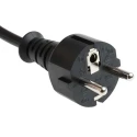 RS PRO Unterminated to CEE 7/7 Power Cord 2.5m 250V 10A Black PVC Jacket 626-6600