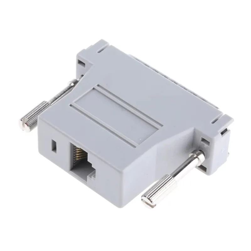 RS PRO D-Sub Adapter 25-Way D-Sub to Male Male RJ45 Female Female 45mm Plug-in Orientation 625-6259