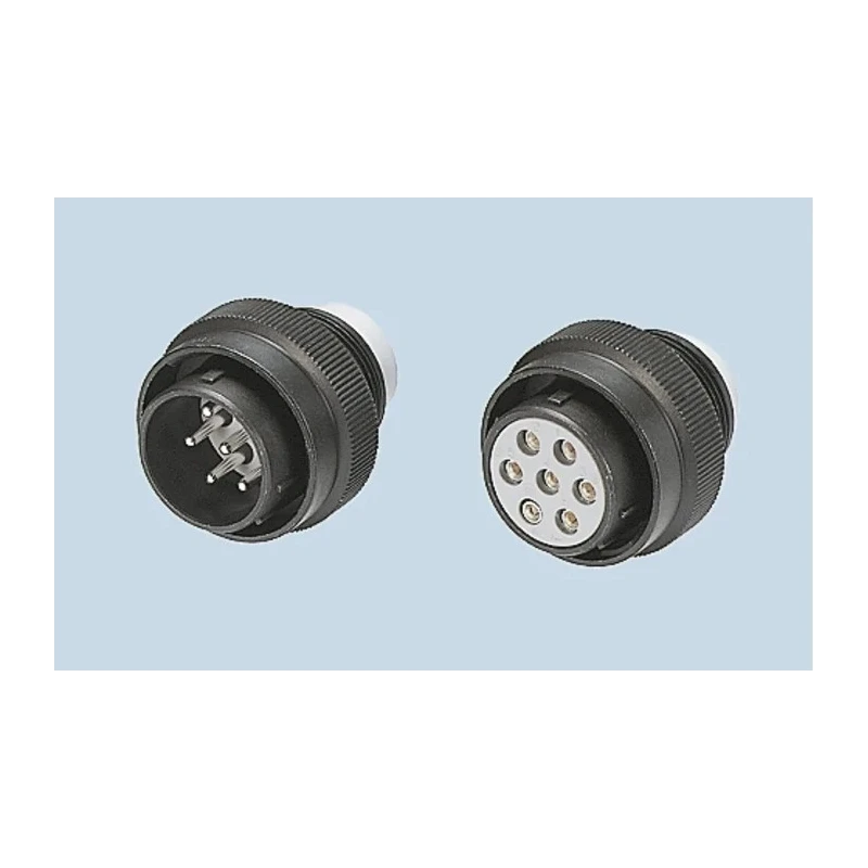 JAE Industrial Circular Connector Cable Plug 17 Contacts 26.9 mm IP55 Rated JL05 