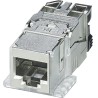 Phoenix Contact CUC Series RJ45 Connector Female Panel Mount Cat6a Shielded Straight 1 Port 8 Way RJ45