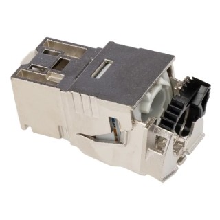 Phoenix Contact CUC Series RJ45 Connector Female, Snap-in Mount, Cat6a Shielded Straight 1 Port 8 Way 1417274