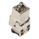 Phoenix Contact CUC Series RJ45 Connector Female, Snap-in Mount, Cat6a Shielded Straight 1 Port 8 Way 1417274
