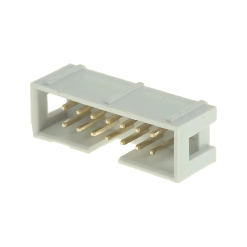 RS PRO Straight Through Hole PCB Header 14 Contacts 2.54 mm Pitch 2 Row Shrouded 625-7274