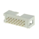 RS PRO Straight Through Hole PCB Header 14 Contacts 2.54 mm Pitch 2 Row Shrouded 625-7274