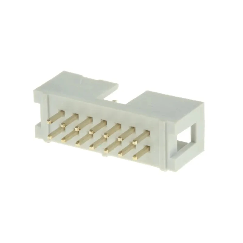RS PRO Straight Through Hole PCB Header 14 Contacts 2.54 mm Pitch 2 Row Shrouded 625-7274