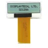 Displaytech Graphic LED LCD Monochrome Display 128 x 32 Pixel Resolution White on Black 32128A-FC-BW-3